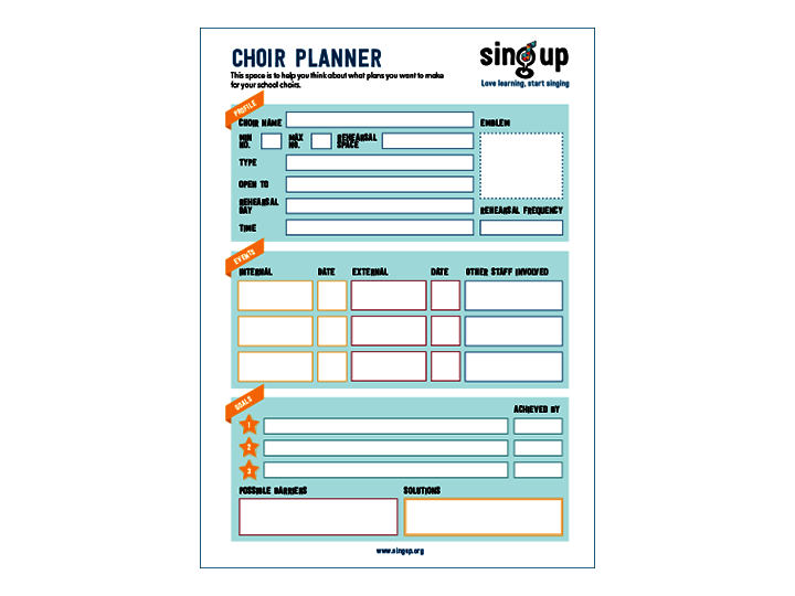 Choir planner